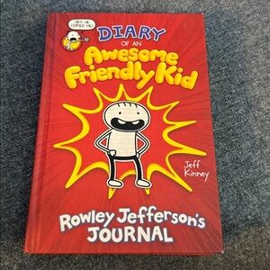 Diary of an Awesome Friendly Kid by Jeff Kinny Hardcover book